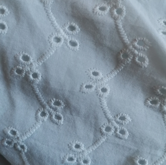 LILLY PULITZER White Puff Sleeve Blouse - Picture 9 of 10